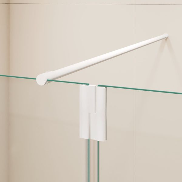 Душевая перегородка RGW WA-050W WA-002W + Z-070W 351005003-15 100 см профиль белый стекло прозрачное