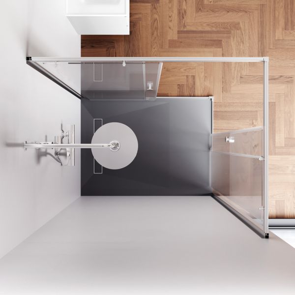 Душевой уголок Am.Pm X-joy W94G-403-120290-MТ1К 120x90 см без поддона хром матовый