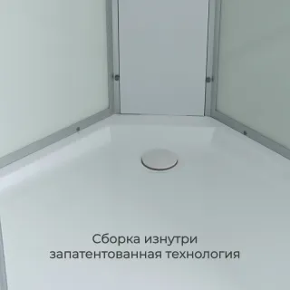 Душевая кабина Avacan CK2010LED 100x100 см хром
