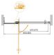 Душевая дверь в нишу CEZARES SLIDER-B-1-80/90-BR-Cr