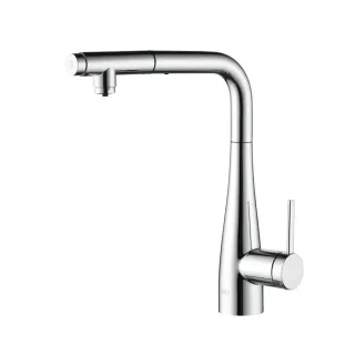 Смеситель для кухни AQUAme Cucina AQM9902CR с выдвижным изливом хром