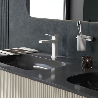 Смеситель для раковины WasserKRAFT Weil 2303 белый матовый