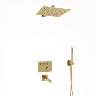 Душевой комплект WasserKRAFT Thermo A7158.183.261.280.197.281.187 T с термостатом золото
