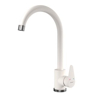 Смеситель для кухни GranFest GF-Z-5412 белый