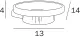 Мыльница Vincea Inda A2010NNE + R46110 черная матовая