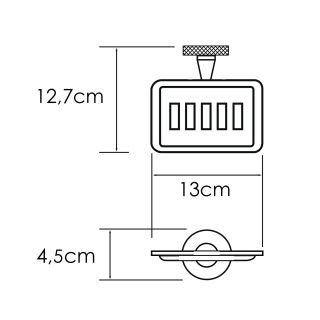 Мыльница WasserKRAFT Mosel K-46669 хром