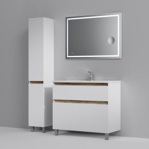 Am.pm X-JOY M85AFSX1002WG тумба под раковину 100 см 2 ящика белый глянец