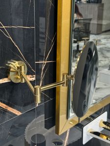 Зеркало с увеличением Boheme 508-G золото