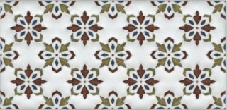 Плитка Kerama Marazzi STG\B618\16000 Декор Клемансо орнамент матовый 7,4x15x0,69