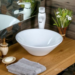 Накладная раковина Melana 320360-805 43см белый Накладная раковина Melana 320360-805 43см белый