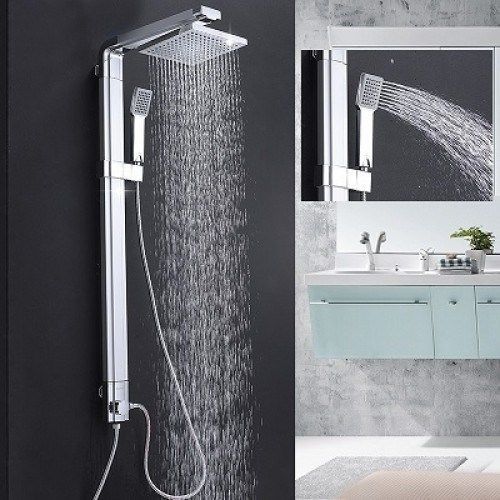 Душевая стойка Gappo G2401 хром матовый Душевая стойка Gappo G2401 хром матовый