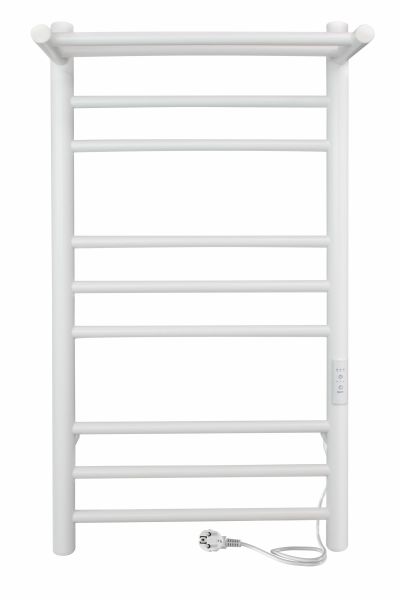 Полотенцесушитель электрический Indigo Line Trinity LСLTE80-40PWMRt с полкой 80x40 см белый матовый