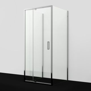 Душевой уголок WasserKRAFT Berkel 48P43 90x90 см профиль хром стекло прозрачное