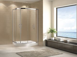 Душевой уголок Cezares ECO-O-RH-2-100/80-C-Cr Душевой уголок Cezares ECO-O-RH-2-100/80-C-Cr