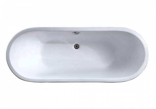 Чугунная ванна Aquanet Sharking SW-1002B 170x68 с белой панелью