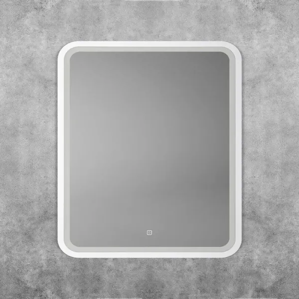 Зеркало с подсветкой ArtMax Genova AM-Gen-600-800-DS-F-White 60 см белый