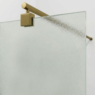 Душевая перегородка WasserKRAFT Rur 30W40BG-TXG 120 см профиль золото стекло текстурное