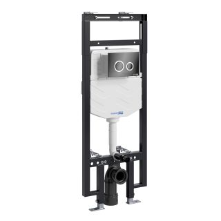 Система инсталляции для унитазов WasserKRAFT Dinkel 58TLT.010.ME.PB01 с кнопкой смыва