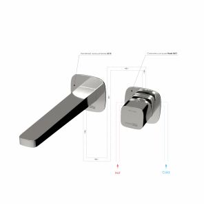 Смеситель для раковины WasserKRAFT Naab A8651.314 хром