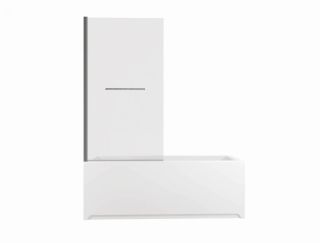 Шторка для ванны Allen Brau Priority 3.31024.BA серебро браш