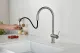 Смеситель для кухни AQUAme Cucina AQM9901BN с выдвижным изливом никель брашированный