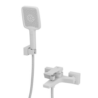 Смеситель для ванны с коротким изливом RUSH Thira (TR3635-44White) Смеситель для ванны с коротким изливом RUSH Thira (TR3635-44White)