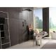 Смеситель для душа Hansgrohe Ecostat Square 15735600 черный хром Смеситель для душа Hansgrohe Ecostat Square 15735600 черный хром
