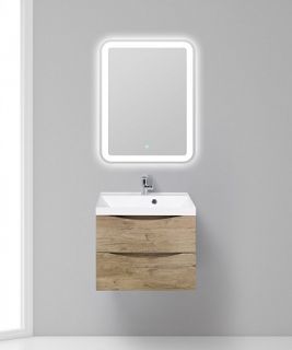 Тумба под раковину BelBagno подвесная 60x55см Rovere Nature MARINO-600-2C-SO-RN-P