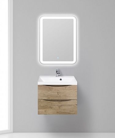 Тумба под раковину BelBagno подвесная 60x55см Rovere Nature MARINO-600-2C-SO-RN-P