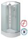 Душевая кабина Niagara NG-33094-14LBKTG с гидромассажем 100x90см серебро/матовое