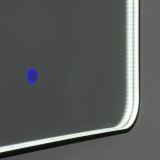 Зеркало Comforty Сириус 60 00-00020613 черный матовый