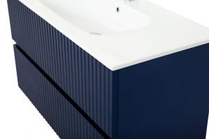 Подвесная тумба под раковину Art&Max Torino 80см сапфир AM-TORINO-800-2C-SO-SA-P