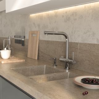 Смеситель для кухни WasserKRAFT A8917 с выдвижной лейкой хром