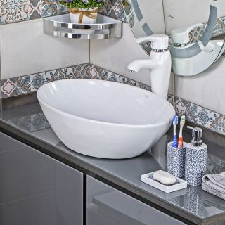 Накладная раковина Melana 320361-805 56см белый Накладная раковина Melana 320361-805 56см белый