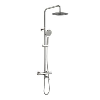 Душевая стойка WasserKRAFT Muritz Thermo 98101.121.347BN0 с термостатическим смесителем никель