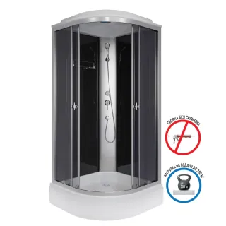 Душевая кабина Niagara Eco E100/26/TN 100x100 см профиль хром стекло тонированное