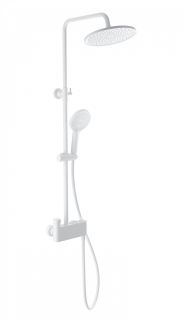 Душевая стойка Wonzon & Woghand Muse Corno WW-B3110-MW с термостатом белый матовый Душевая стойка Wonzon & Woghand Muse Corno WW-B3110-MW с термостатом белый матовый