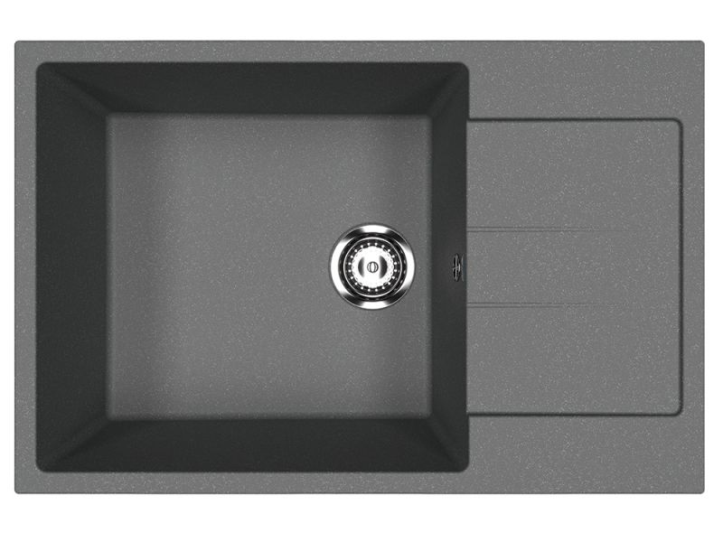 Кухонная мойка Ulgran Classic U-602-343 антрацит Кухонная мойка Ulgran Classic U-602-343 антрацит