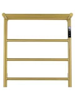 Полотенцесушитель электрический Wonzon & Woghand Bonn WW-AL402-BG с полкой 47x50 см брашированное золото