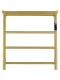 Полотенцесушитель электрический Wonzon & Woghand Bonn WW-AL402-BG с полкой 47x50 см брашированное золото