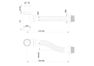 Сифон для раковины Wonzon & Woghand WW-88SS101-BG брашированное золото Сифон для раковины Wonzon & Woghand WW-88SS101-BG брашированное золото