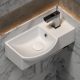 Подвесная раковина Ceramica Nova Element CN6039L 40см отверстие под смеситель справа белый