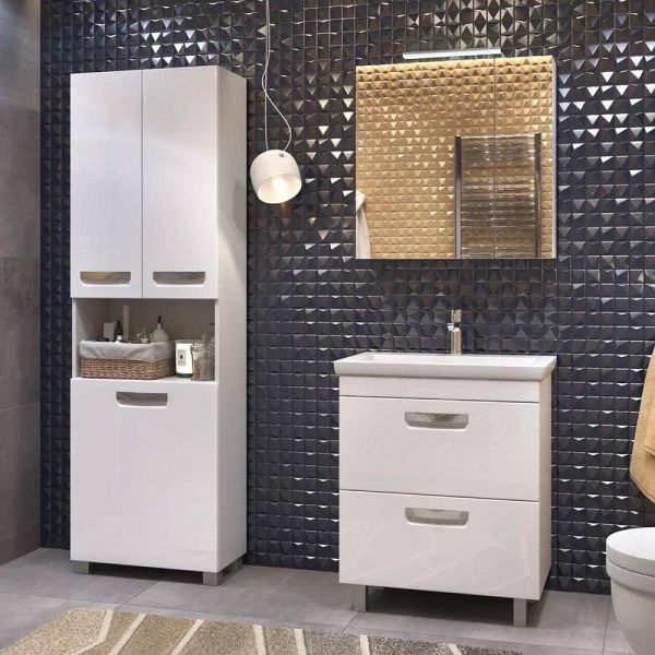 Тумба под раковину напольная Vigo Plaza tn.PLA.COM.70.2Y 70 см белый