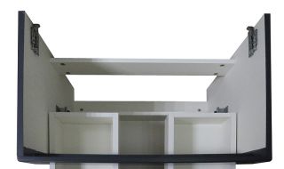 Тумба с раковиной Azario Эстима CS00094587 60 см графит