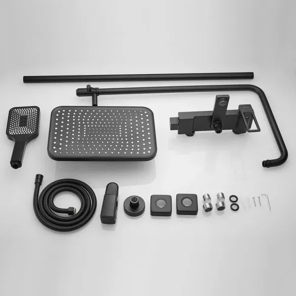 Душевая стойка Shevanik S6836H чёрный Душевая стойка Shevanik S6836H чёрный