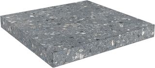 Ступень Kerama Marazzi SG632820R\GCA угловая клееная Терраццо серый темный 33x33x0,9