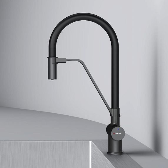 Смеситель для кухни Am.Pm Func F8F07822 черный