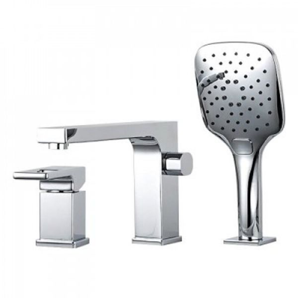 Смеситель на борт ванны Gappo G1118 хром