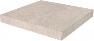 Ступень Kerama Marazzi DL500420R\GCA угловая клееная Роверелла бежевый 33x33x0,9