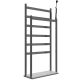 Напольный полотенцесушитель электрический Wonzon & Woghand Essen WW-A407-GM 47x95 см тёмный графит